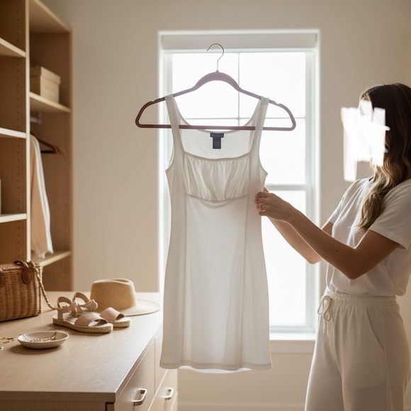 Moda International White Mini Dress - Picture 4 of 4